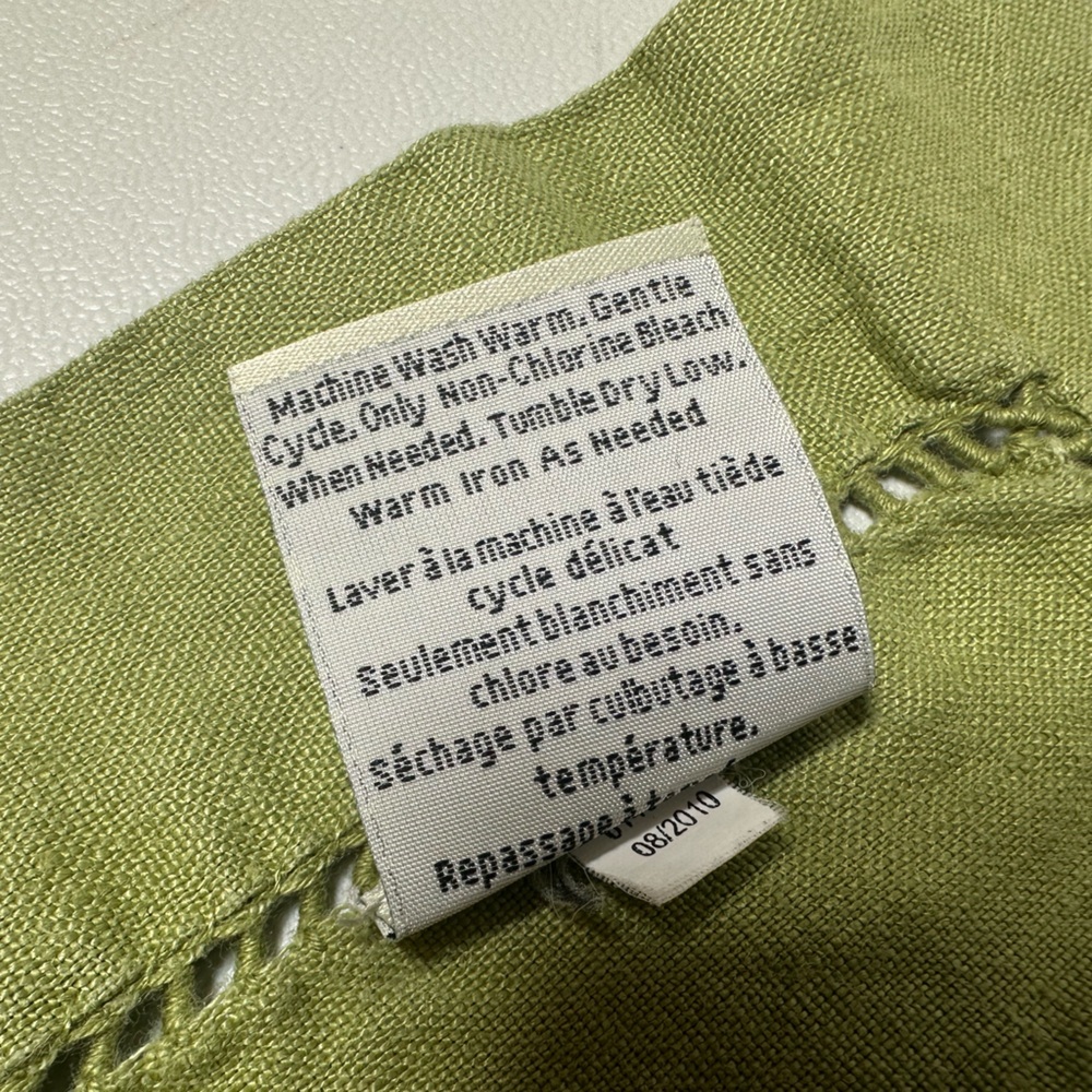 Pottery Barn 4pc Linen Napkin Set - Picture 6 of 6